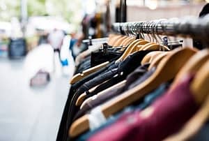hanged clothes