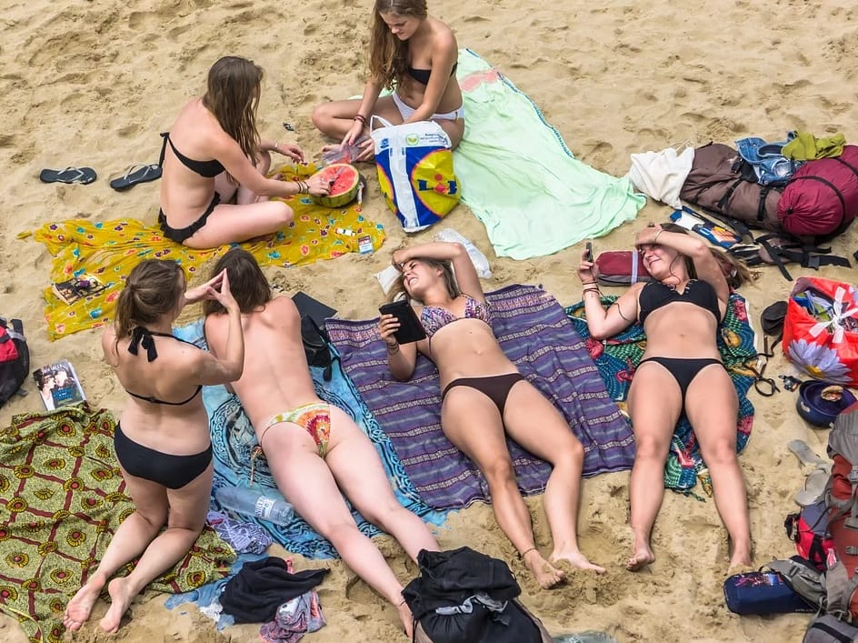 a group of women